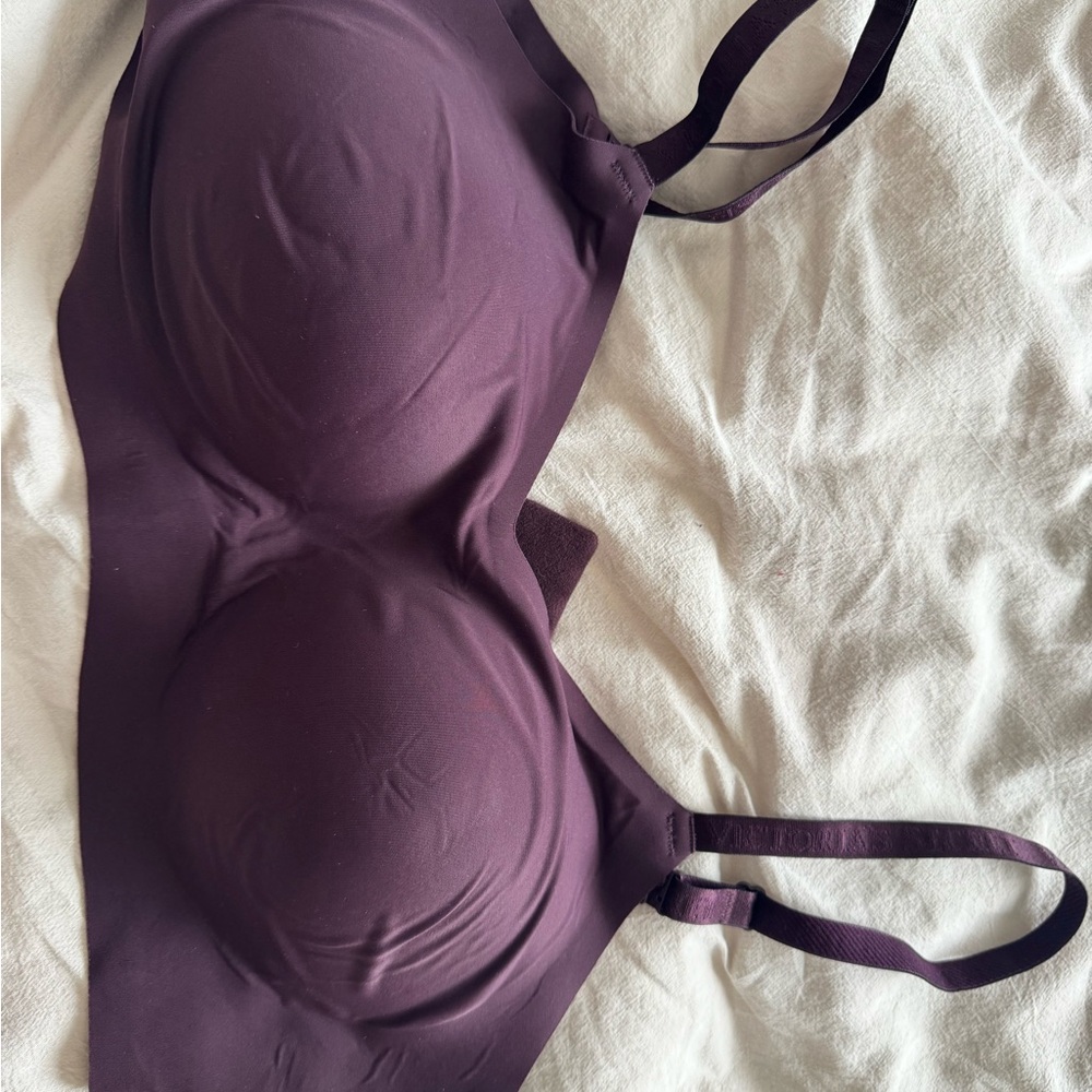 Victoria’s Secret Seamless T-Shirt Bra Plum Wireless Everyday Bra